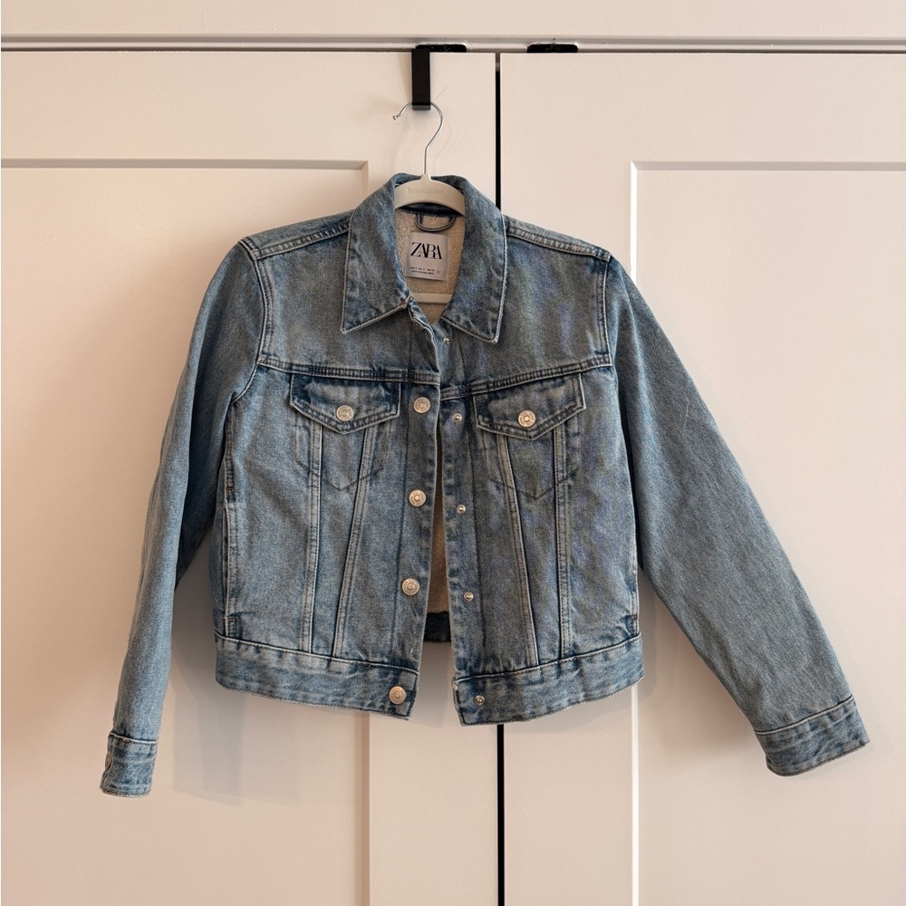 Zara Padded Denim Jacket